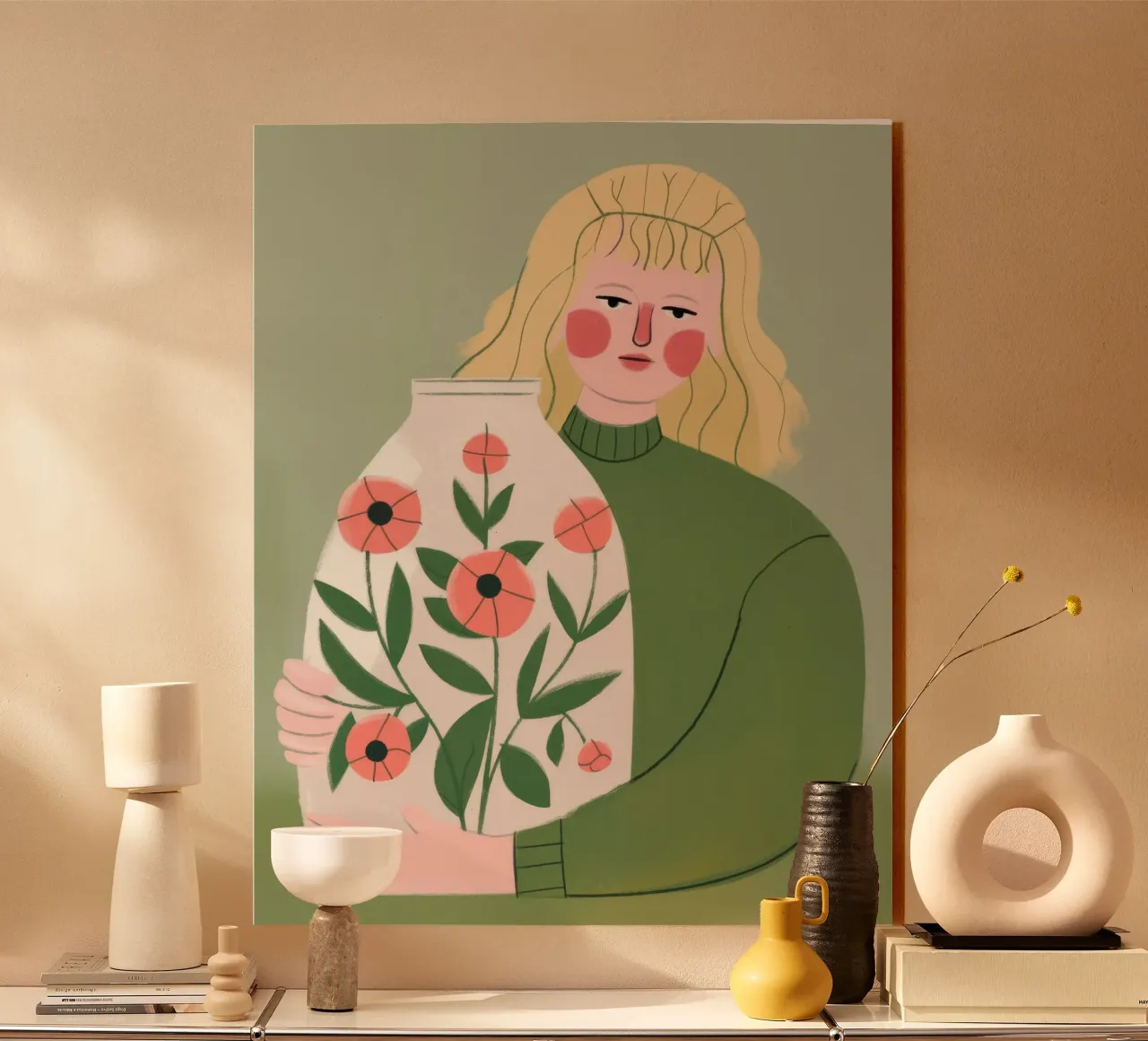 Abbraccio floreale plexiglass da Prism Palette