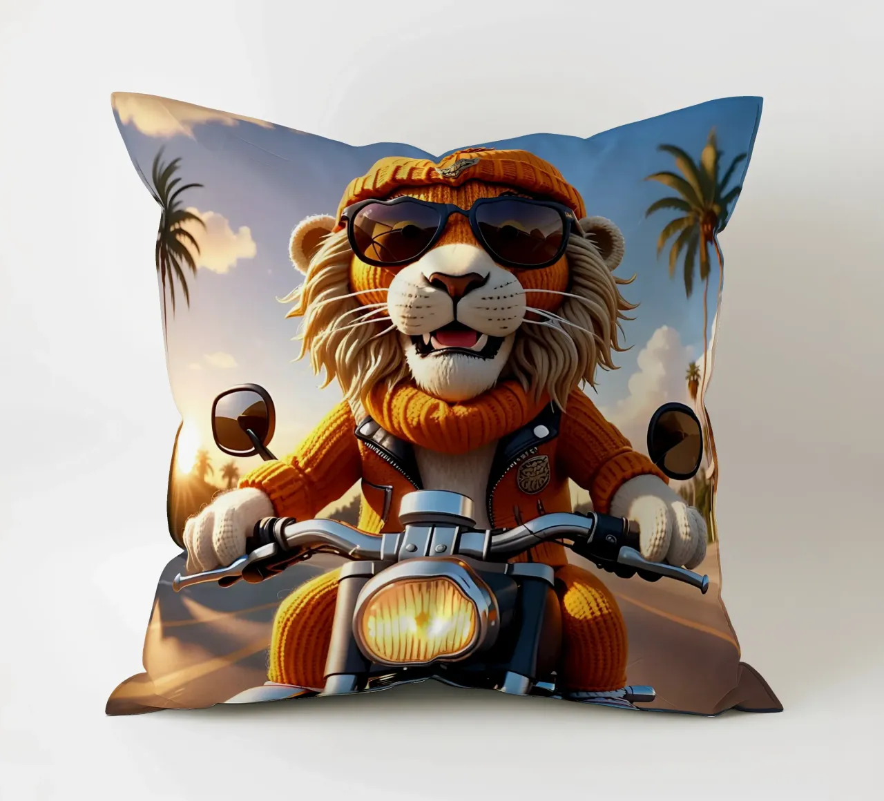 Leone_Stile_A_1 cuscino da Tierisch bunt by LK