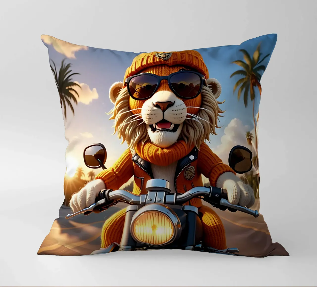 Leone_Stile_A_1 cuscino da Tierisch bunt by LK