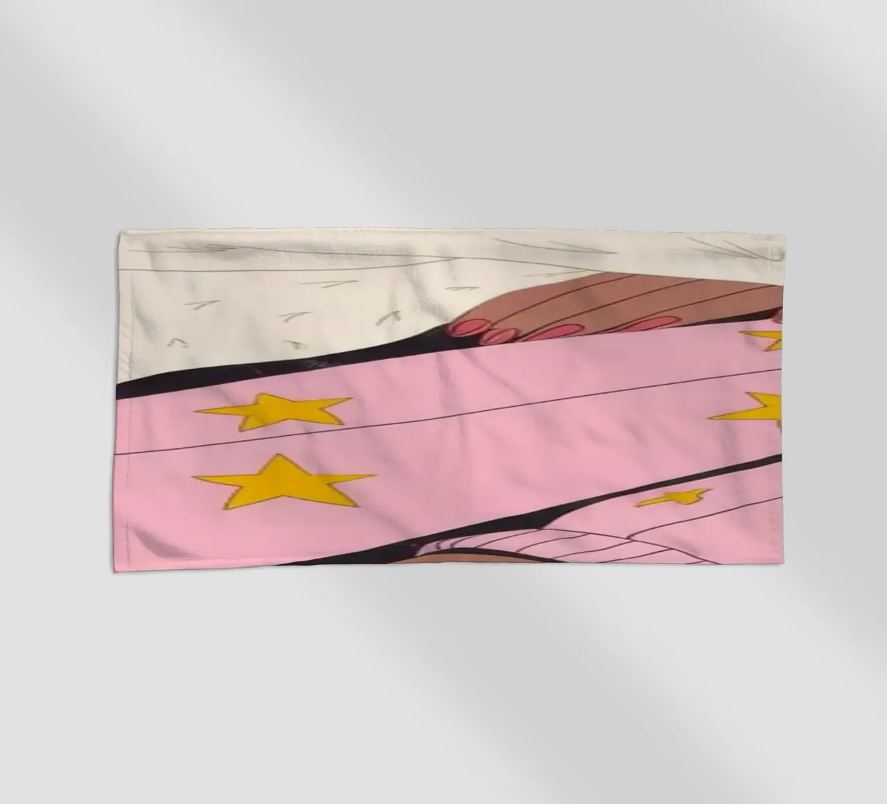 Reflective Solitude beach towel by Prism Palette