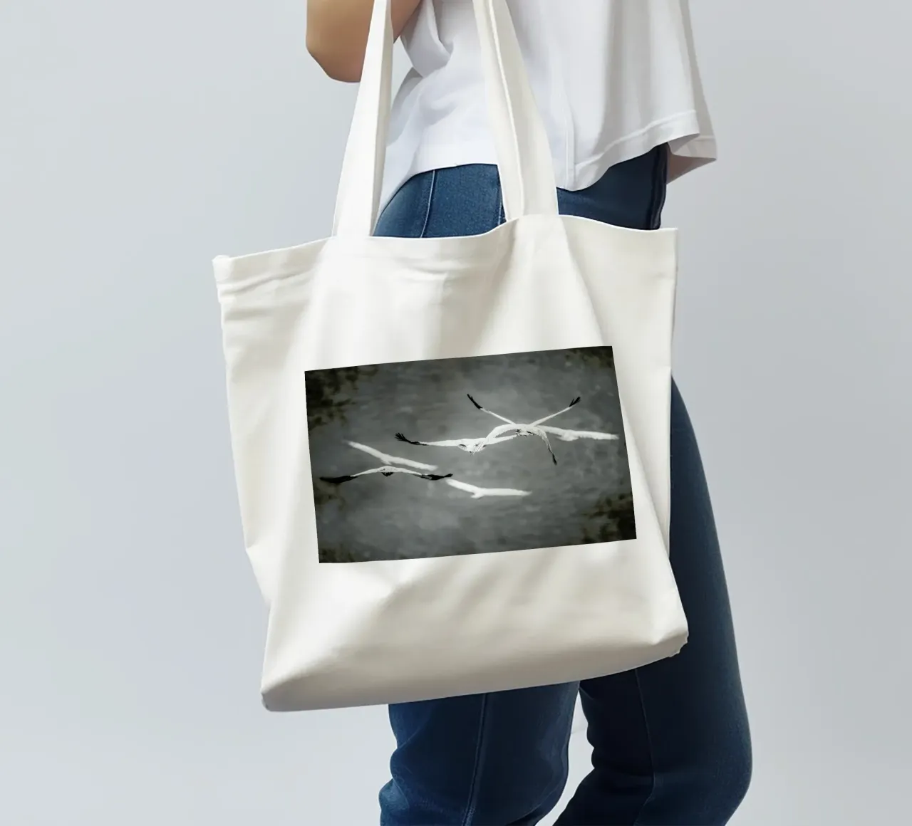 Flight & Freedom borsa in juta da Shot By Clint
