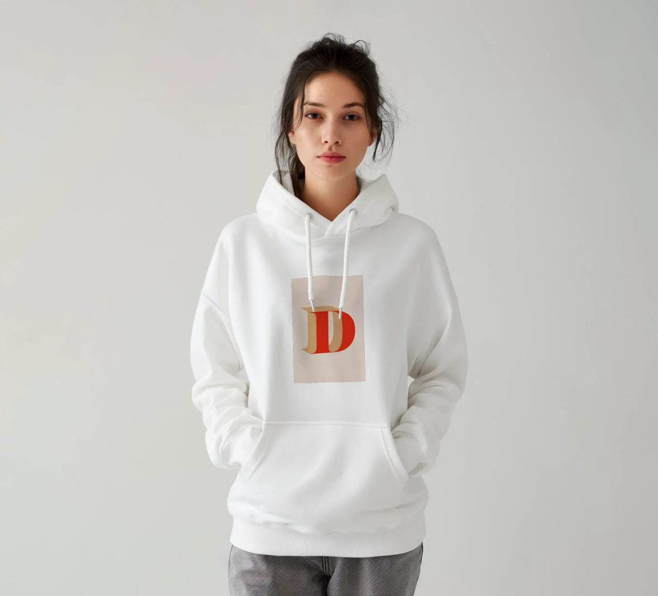 Red D felpa con cappuccio da daylight design studio