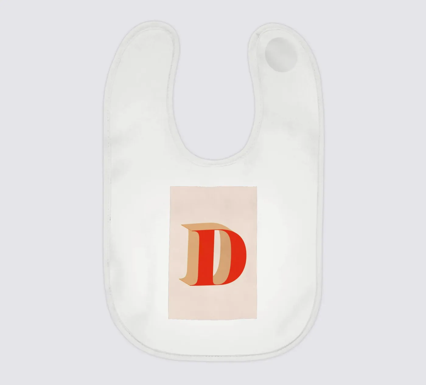 Red D Babylätzchen von daylight design studio