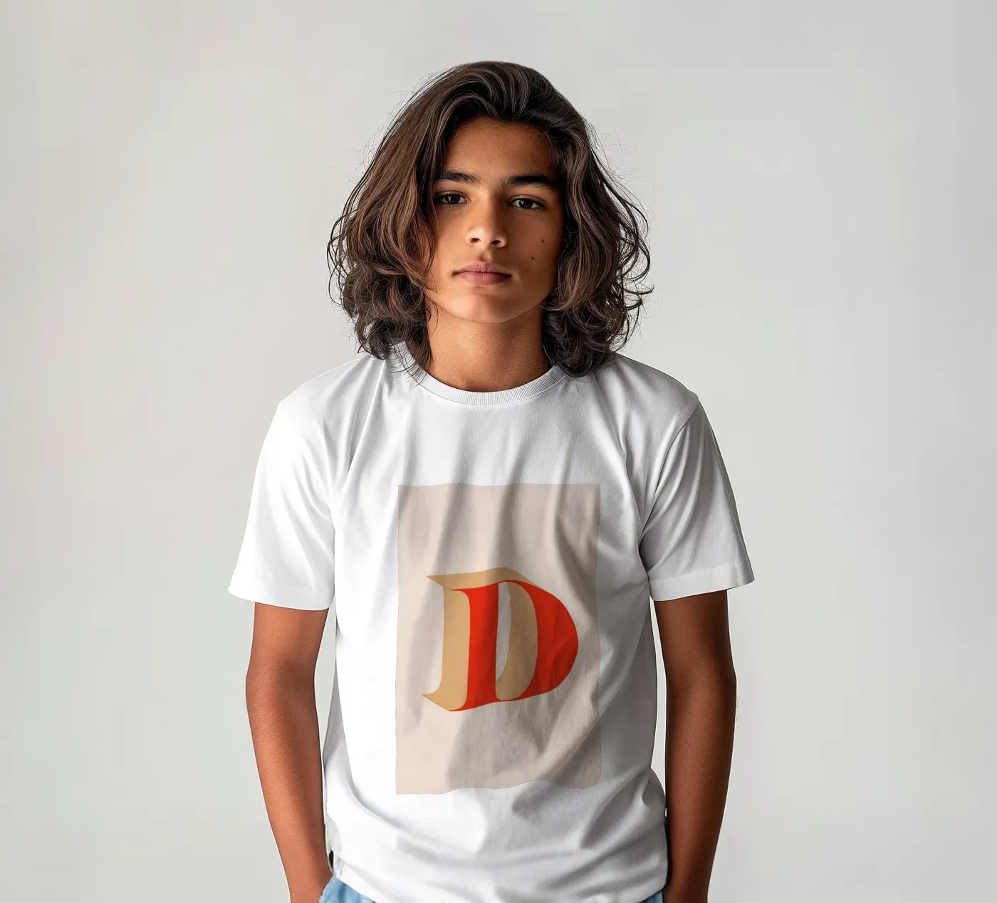 Red D t-shirt bambini da daylight design studio