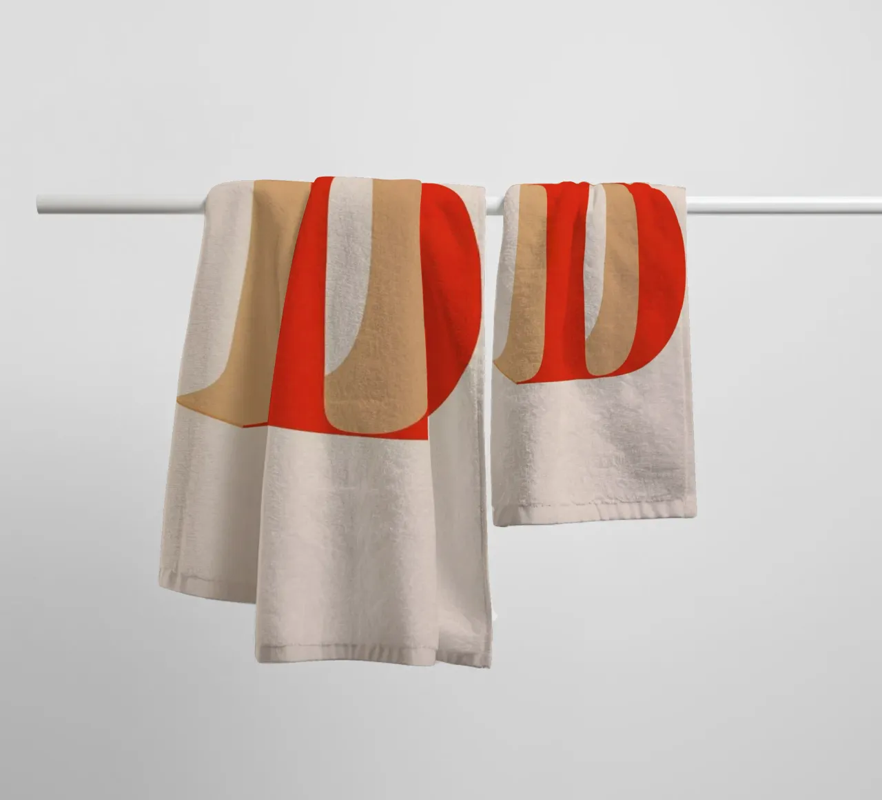 Red D asciugamano da bagno da daylight design studio