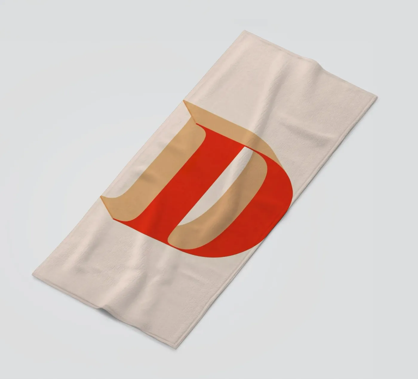 Red D strandhanddoek van daylight design studio