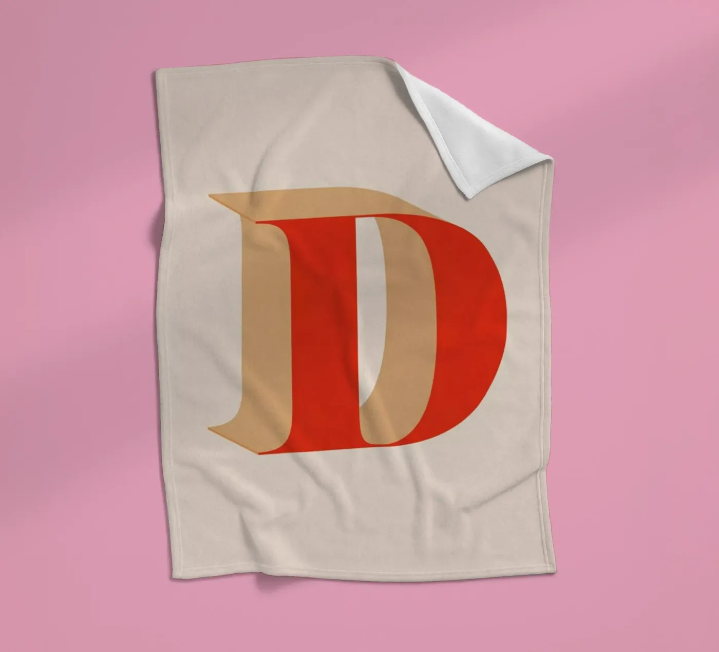 Red D fleecedeken van daylight design studio