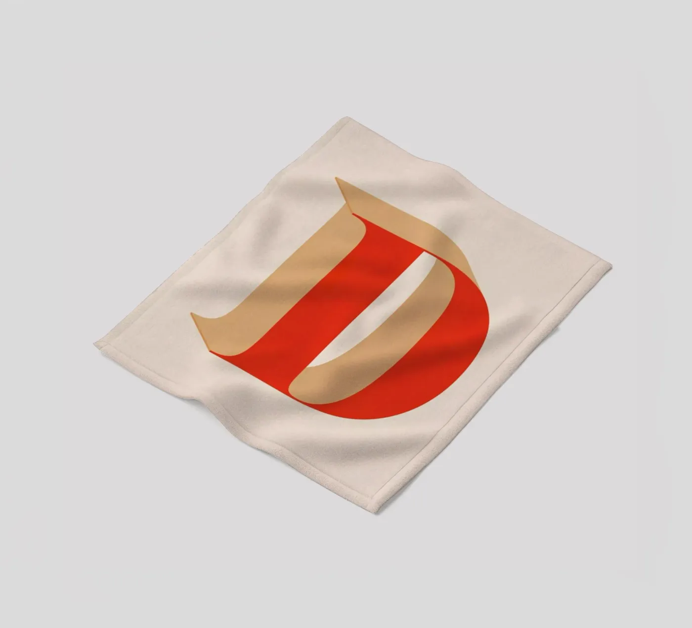 Red D Fleecedecke von daylight design studio