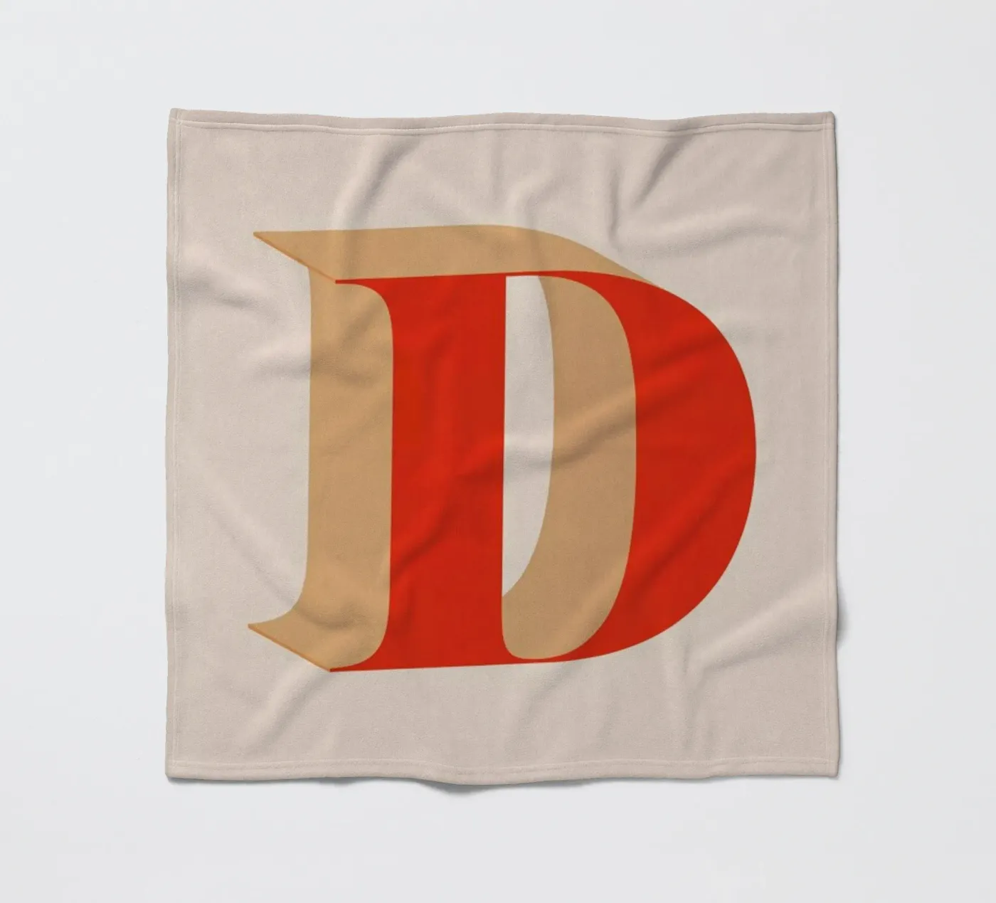 Red D Fleecedecke von daylight design studio