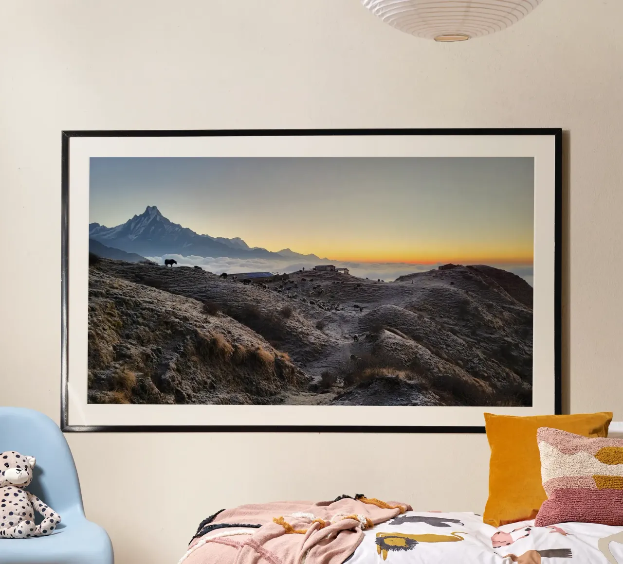 Wenn der Himmel die Berge küsst poster by sini-bini