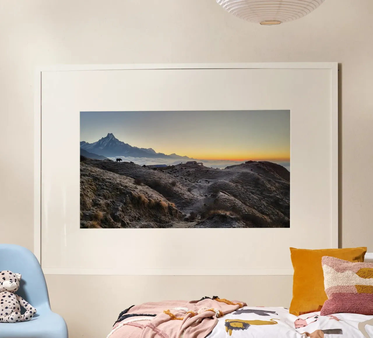 Wenn der Himmel die Berge küsst poster by sini-bini