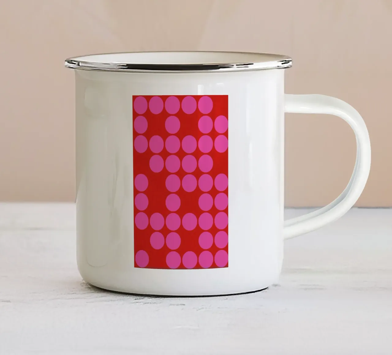 Christmas Bubbles tazza in smalto da Bo Lundberg