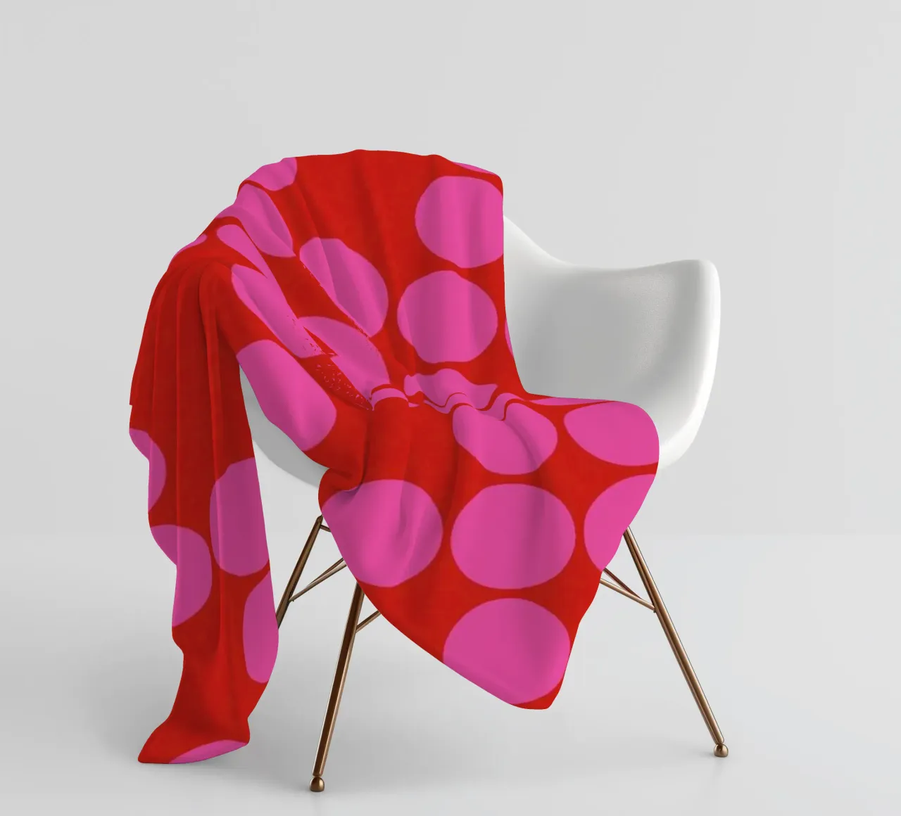 Christmas Bubbles fleece blanket by Bo Lundberg