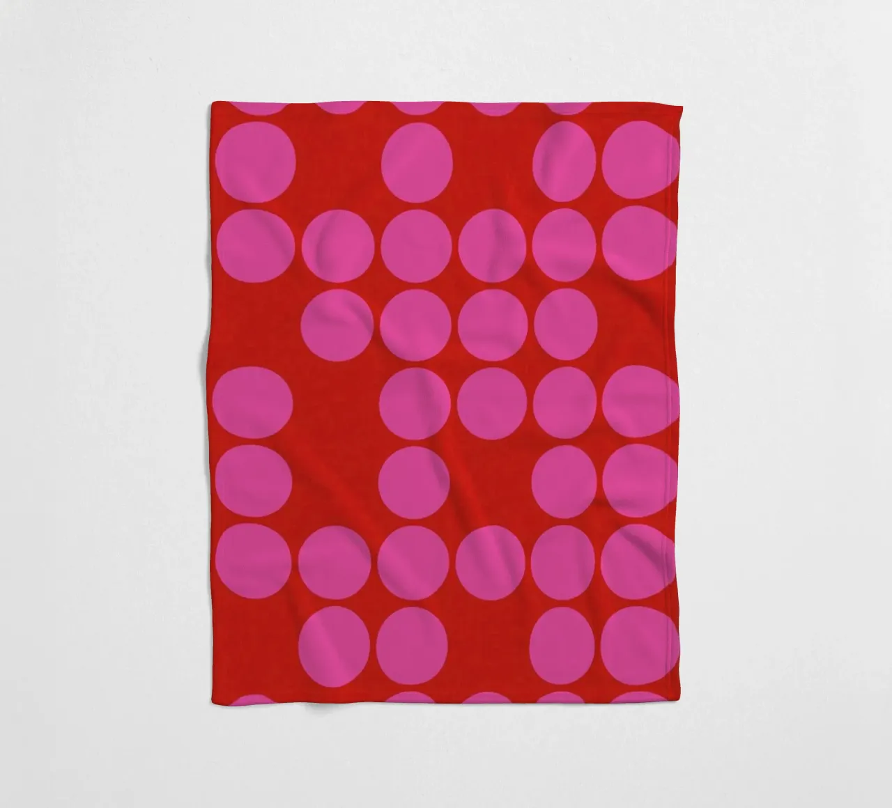 Christmas Bubbles fleece blanket by Bo Lundberg