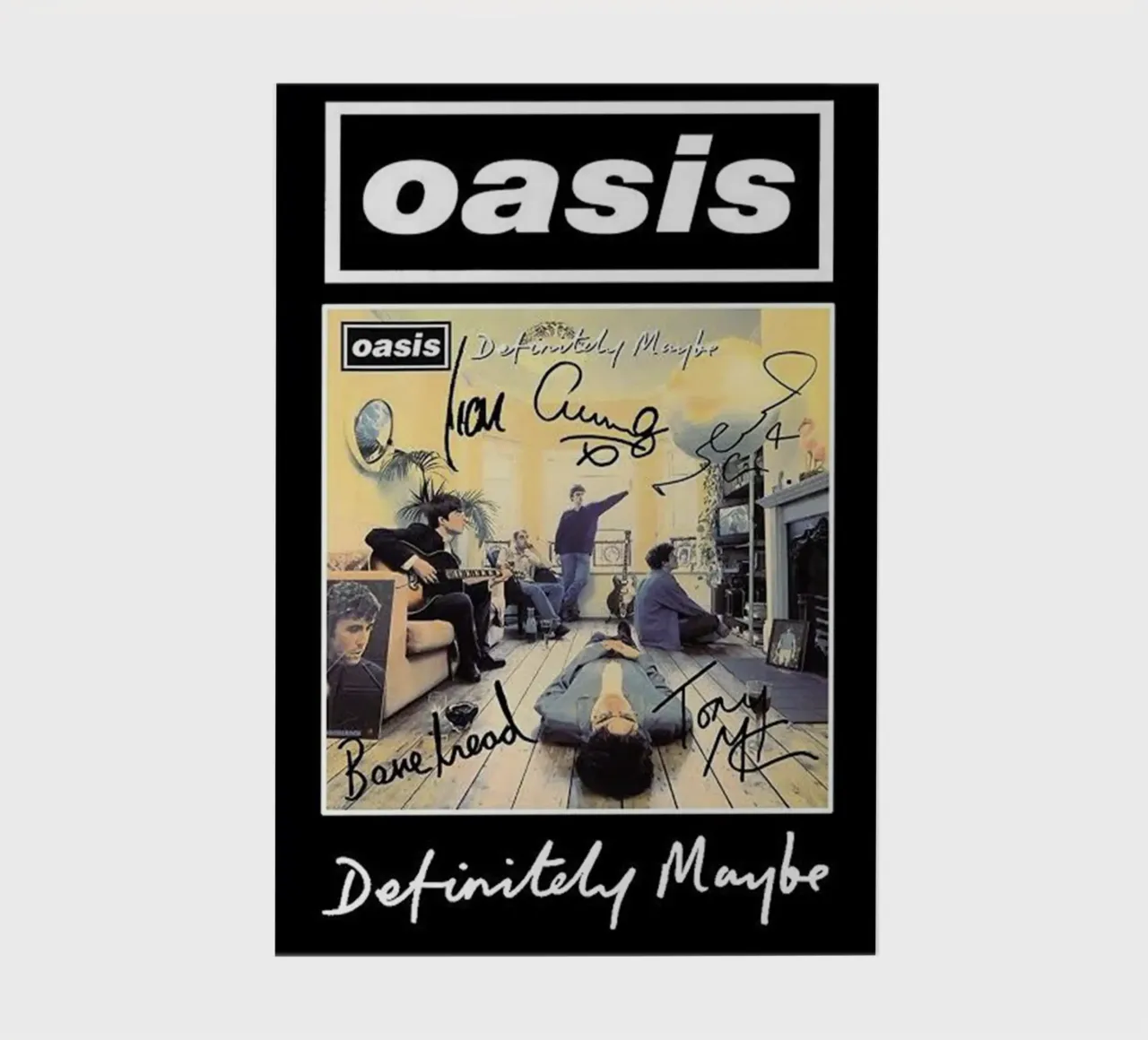 Definitely Maybe Oasis notebook by HUMMERSONIC