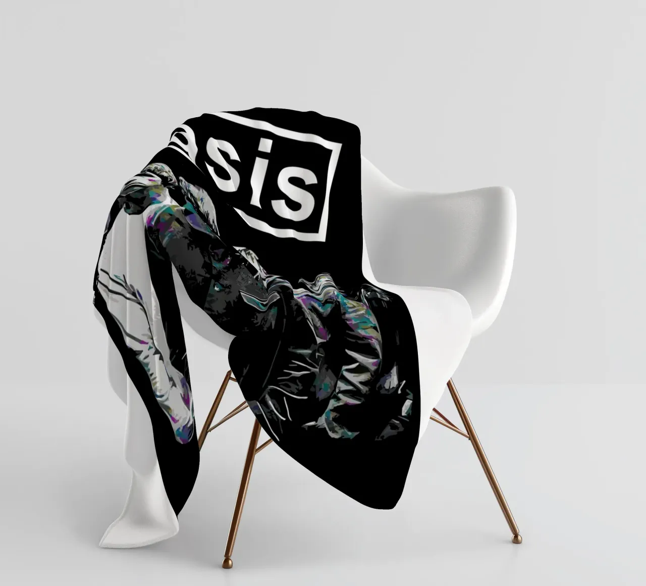 Oasis Rock fleece blanket by HUMMERSONIC