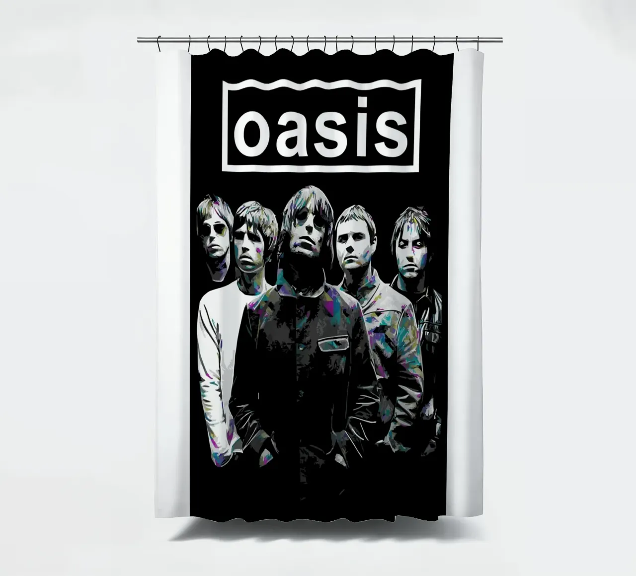 Oasis Rock shower curtain by HUMMERSONIC