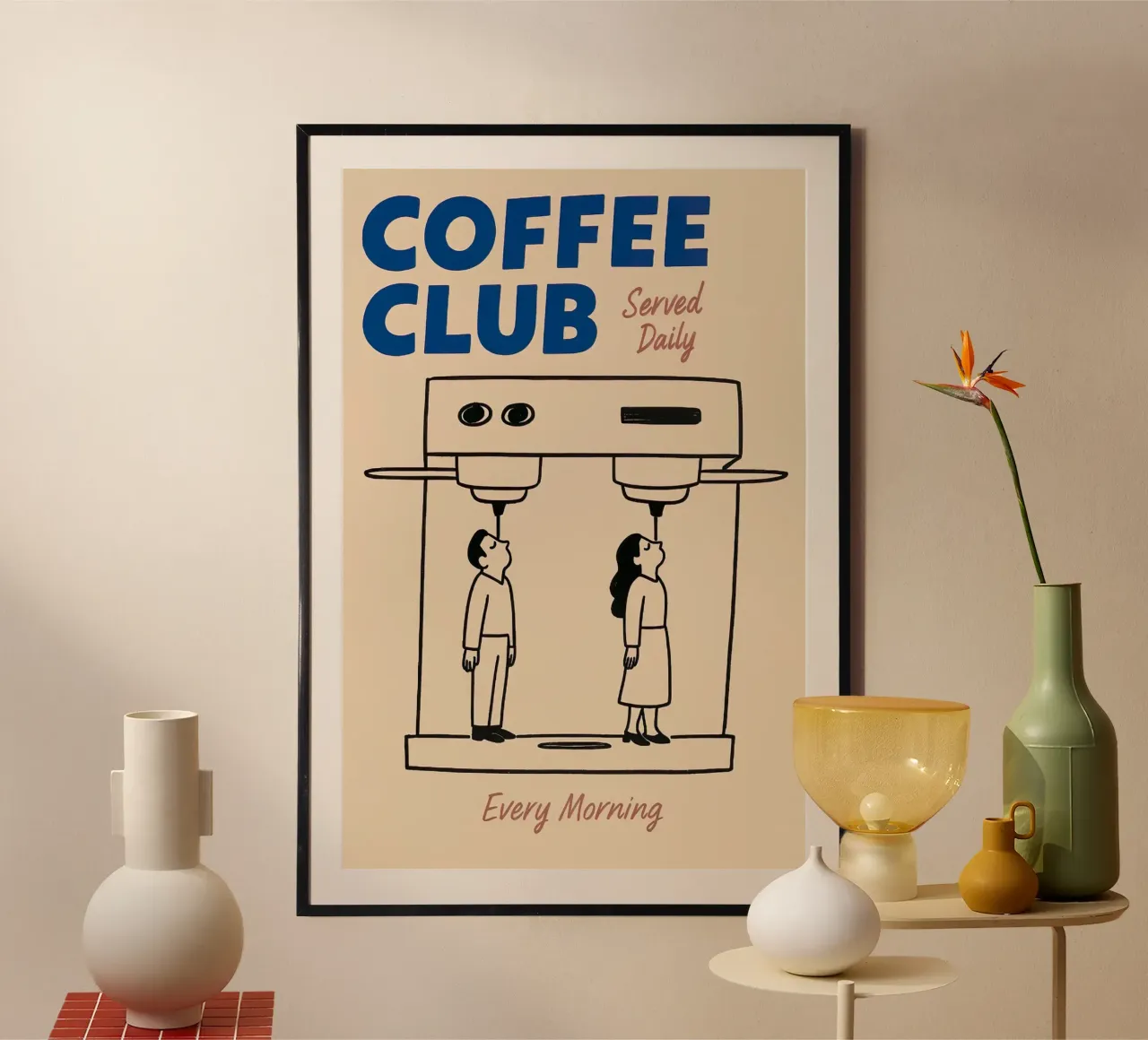 Coffee Club Poster von NORDLICHT DESIGNS