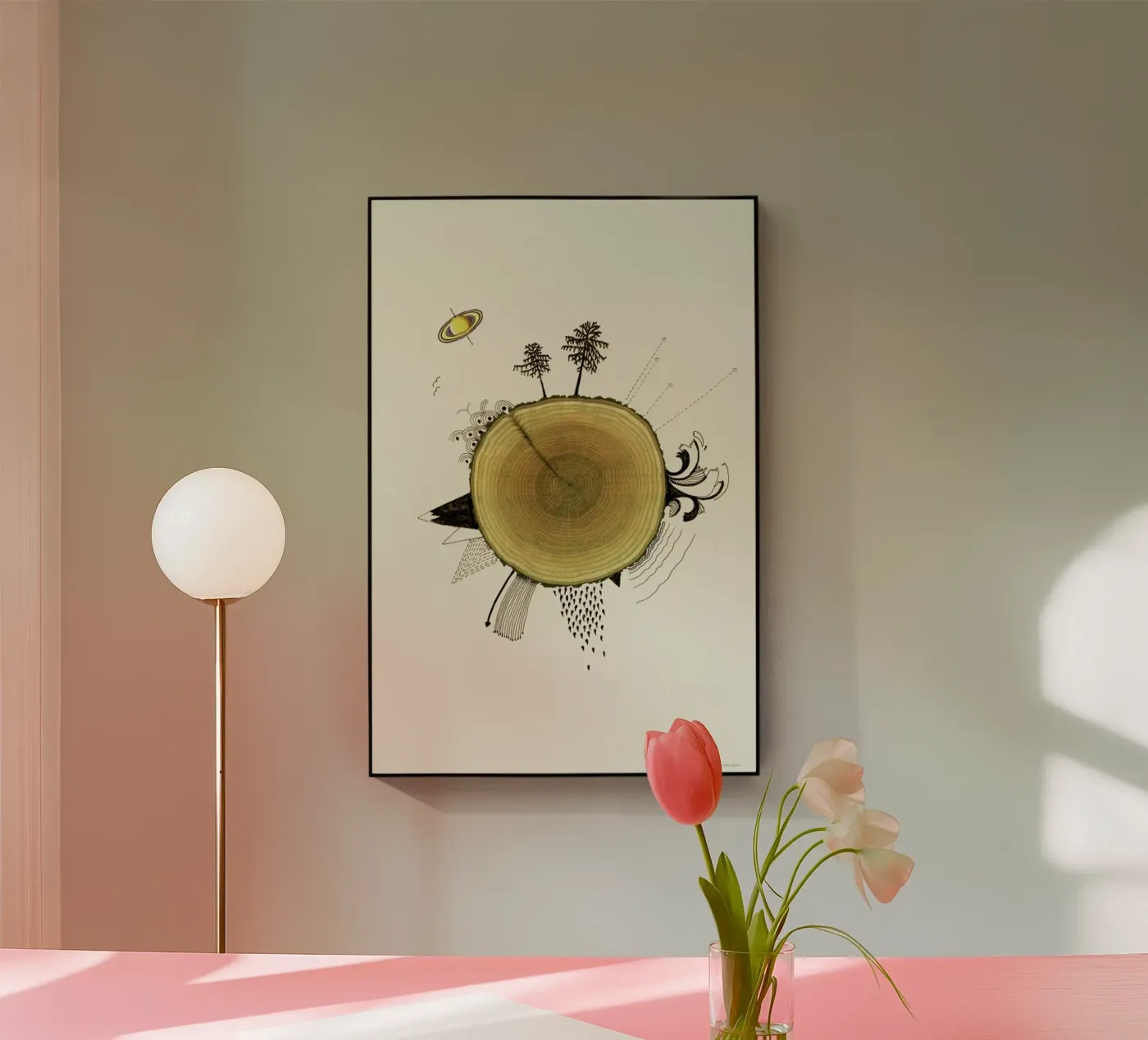 Forest Tree acryl van Kolorama