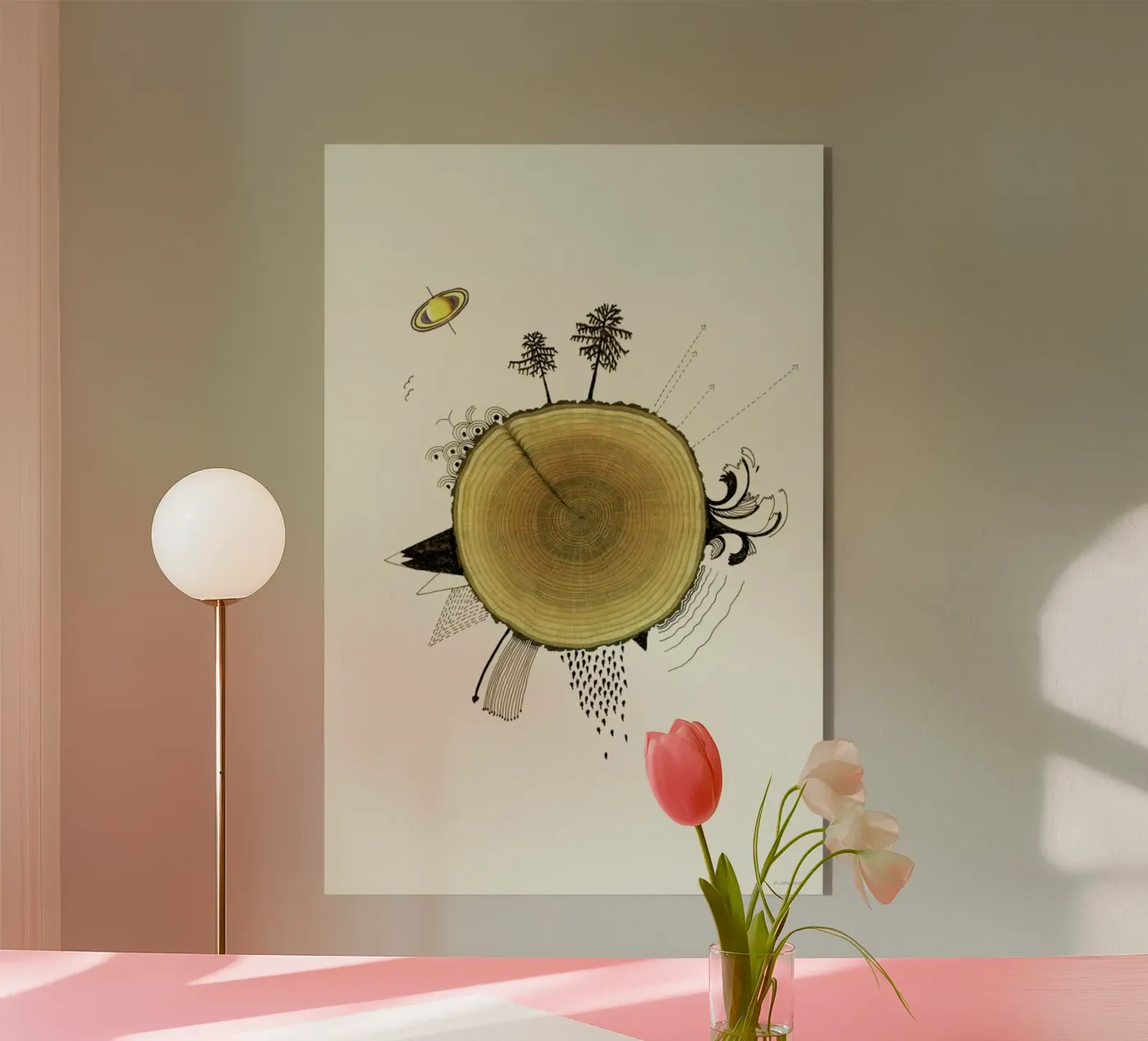 Forest Tree acryl van Kolorama