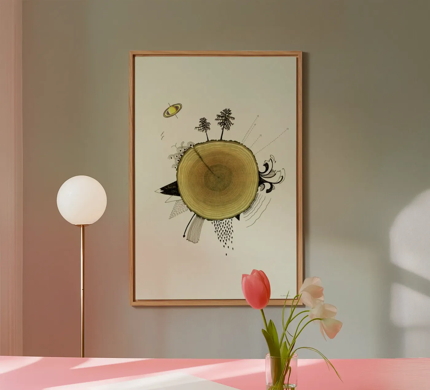 Forest Tree pannello forex da Kolorama