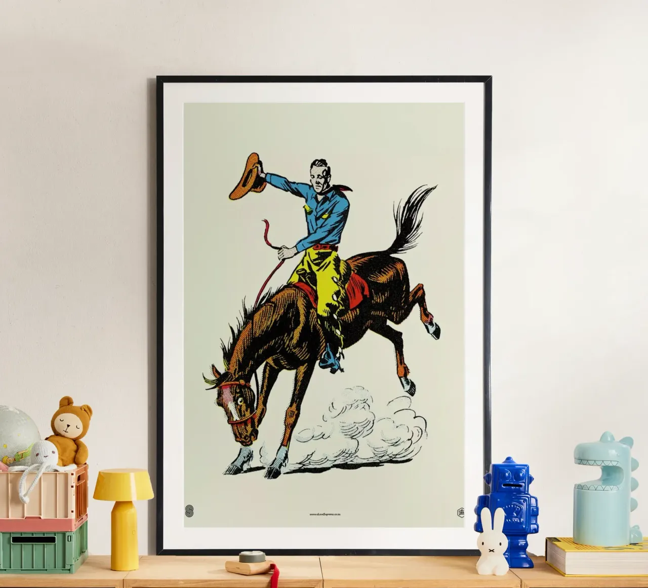 Rodeo poster con telaio in legno da a Love Supreme