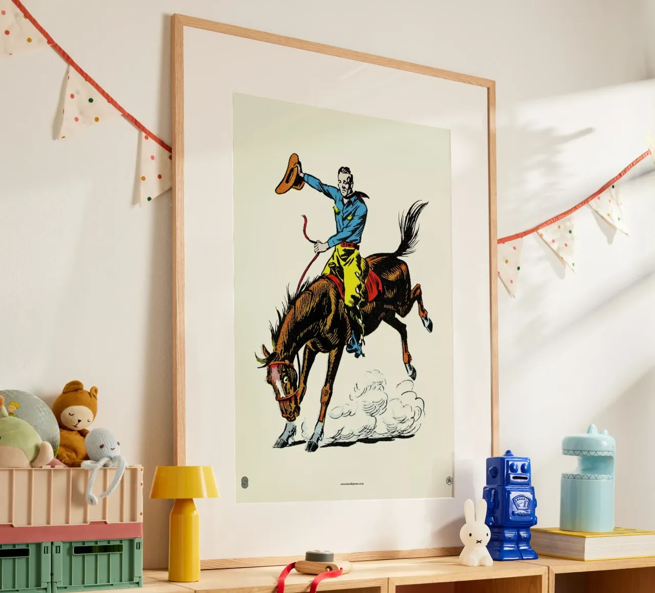 Rodeo poster con telaio in legno da a Love Supreme