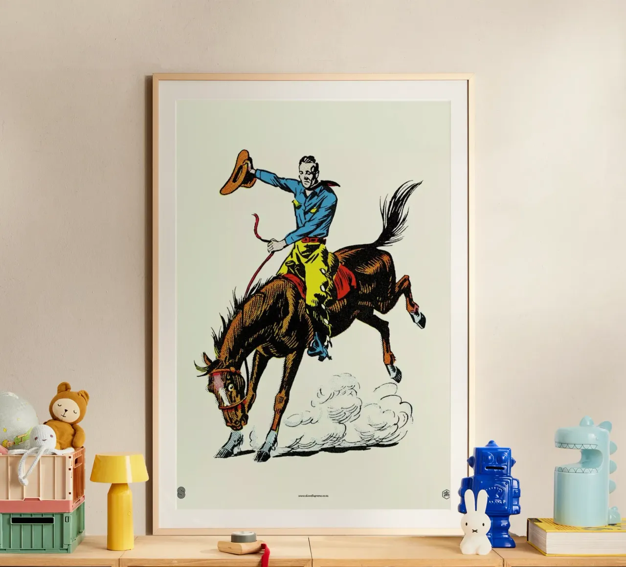 Rodeo poster con telaio in legno da a Love Supreme