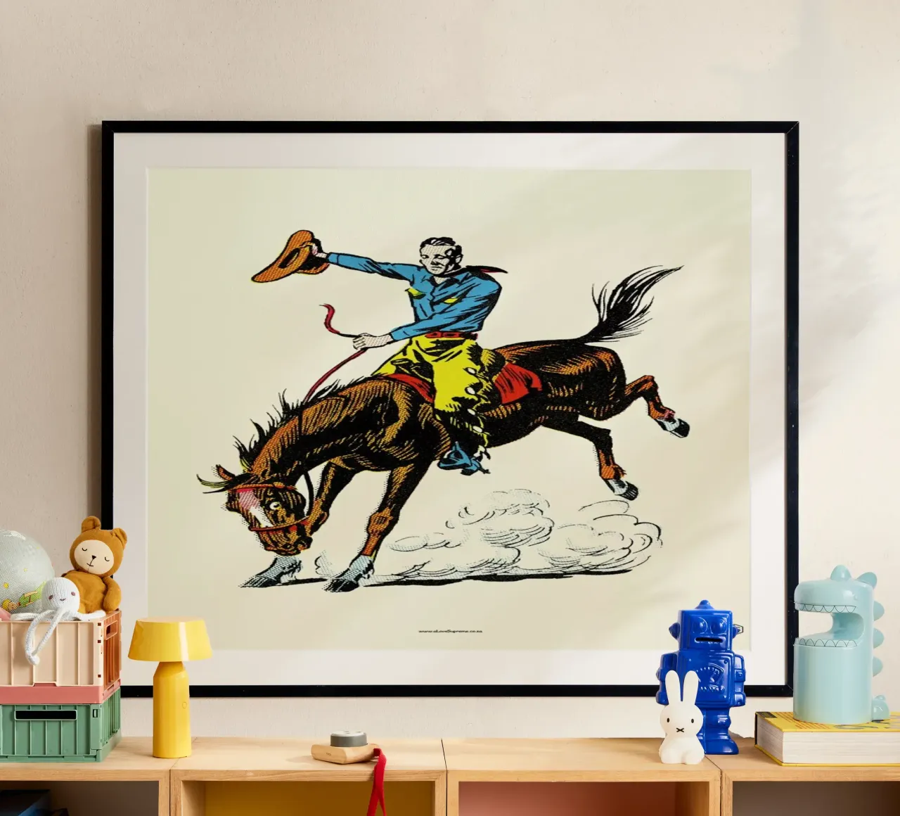 Rodeo poster con telaio in legno da a Love Supreme