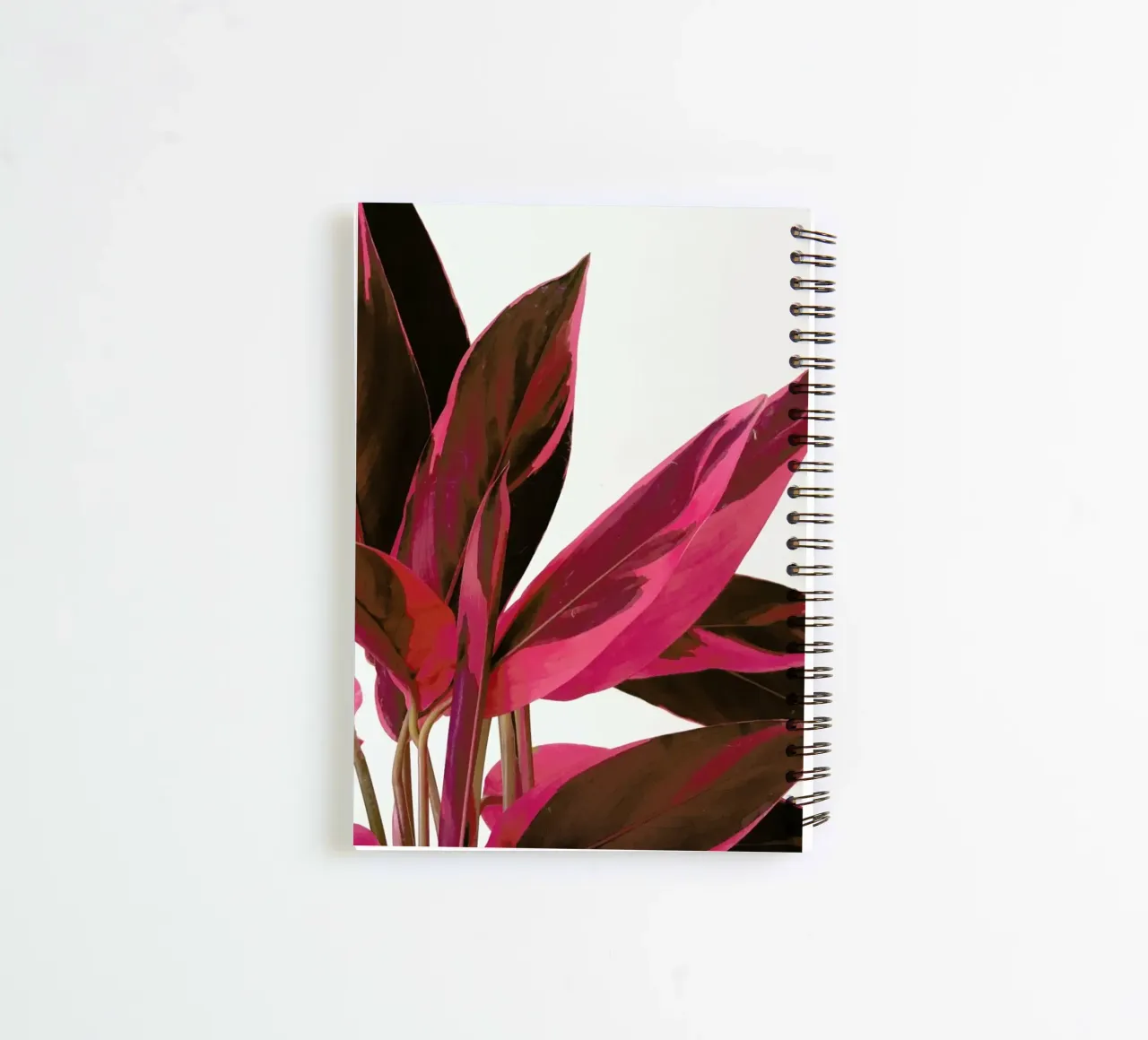 Red Leaves II spiral notebook by Cassia Beck Photography