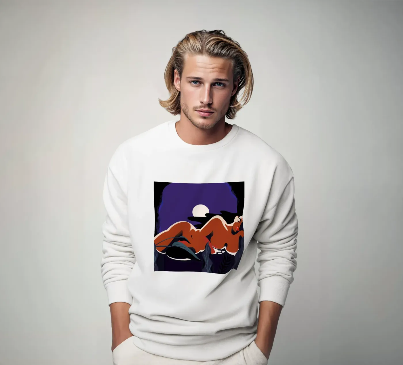 Moonlight felpa da Kika illu