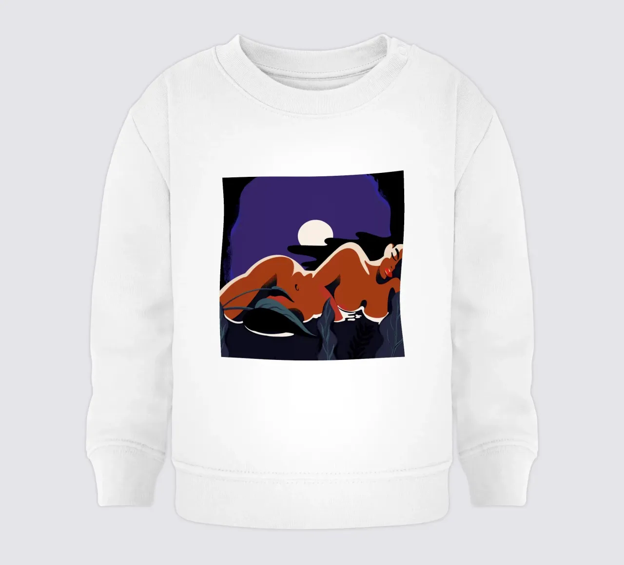 Moonlight felpa neonato da Kika illu