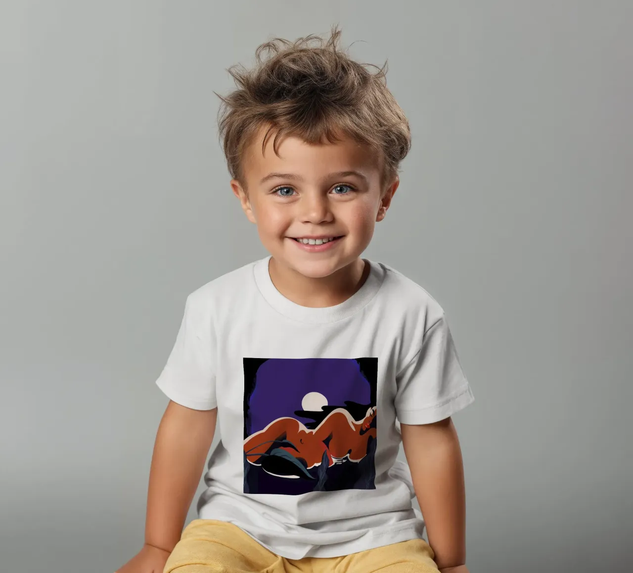 Moonlight t-shirt bambini da Kika illu