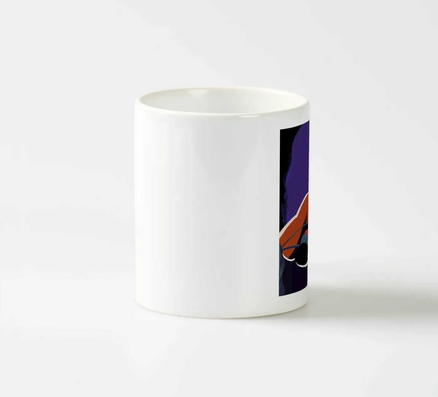 Moonlight ceramic mug by Kika illu