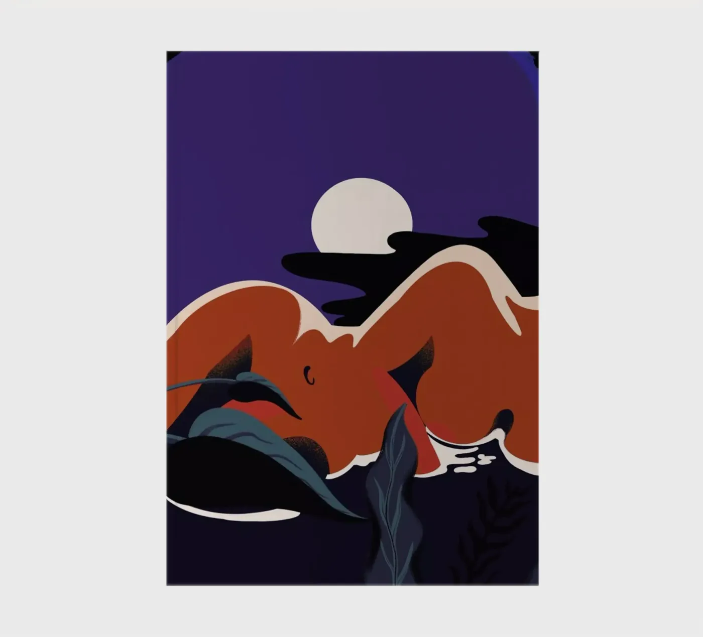 Moonlight notebook by Kika illu