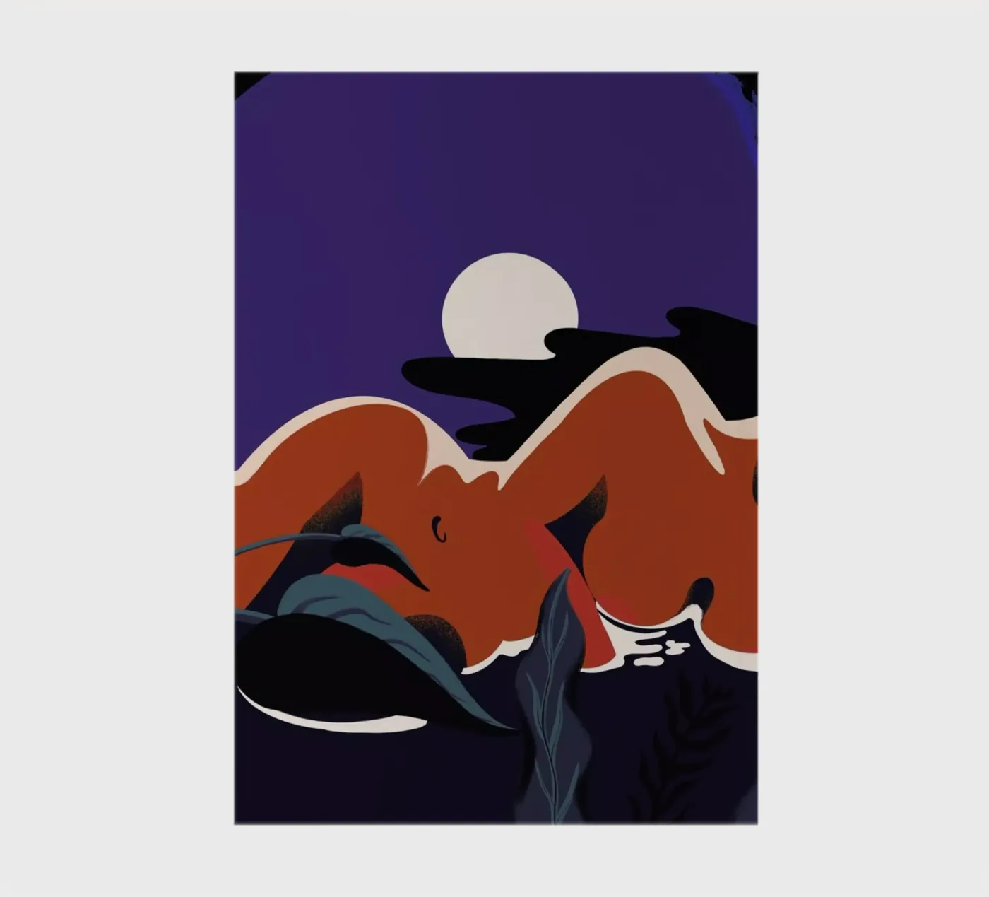 Moonlight notebook by Kika illu