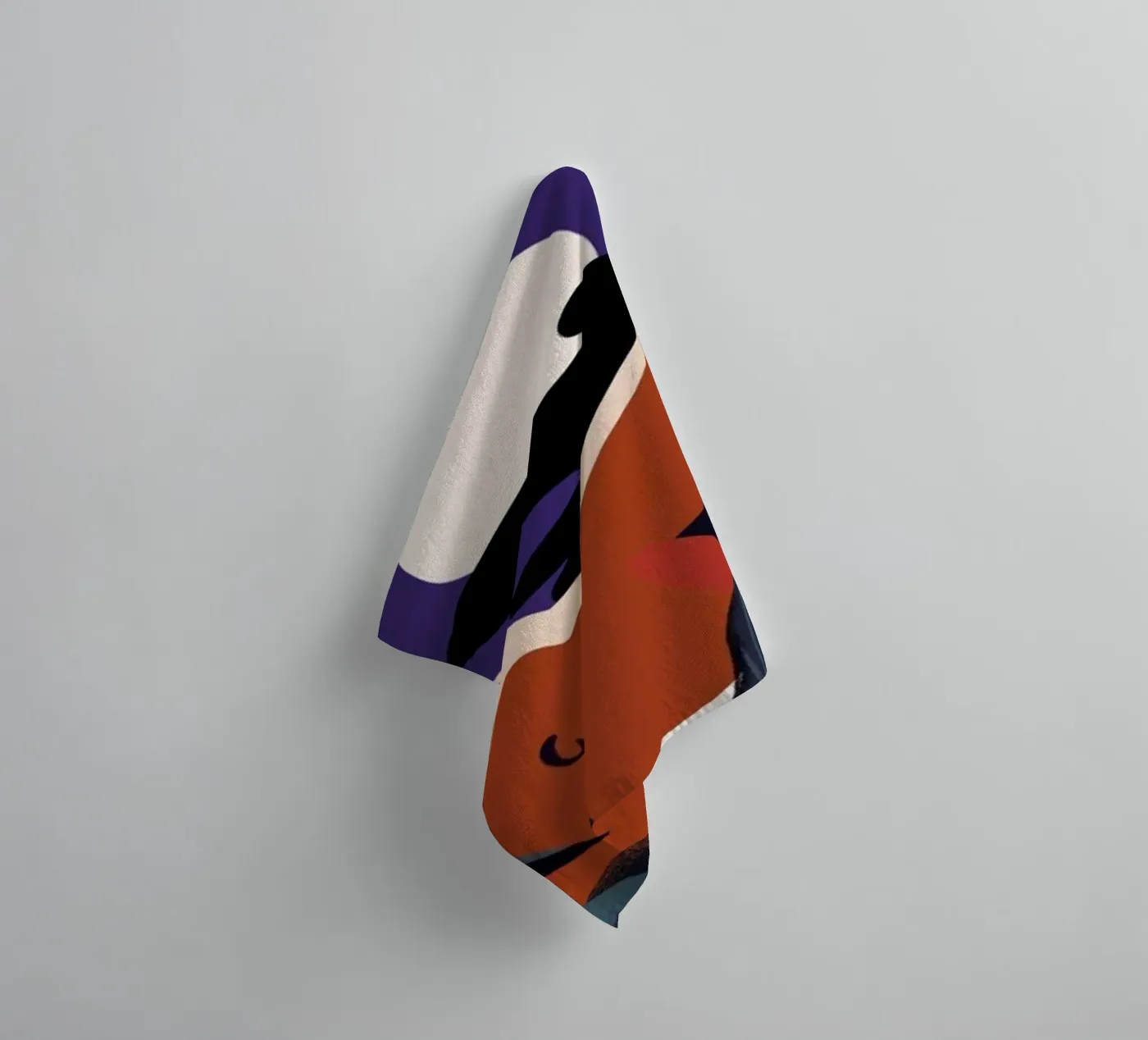 Moonlight towel by Kika illu