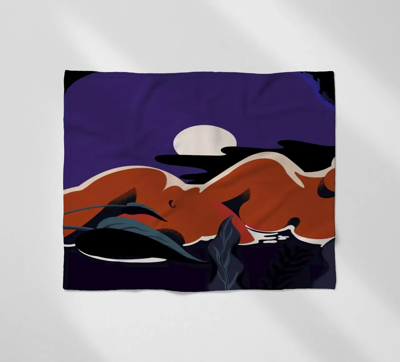 Moonlight Fleecedecke von Kika illu