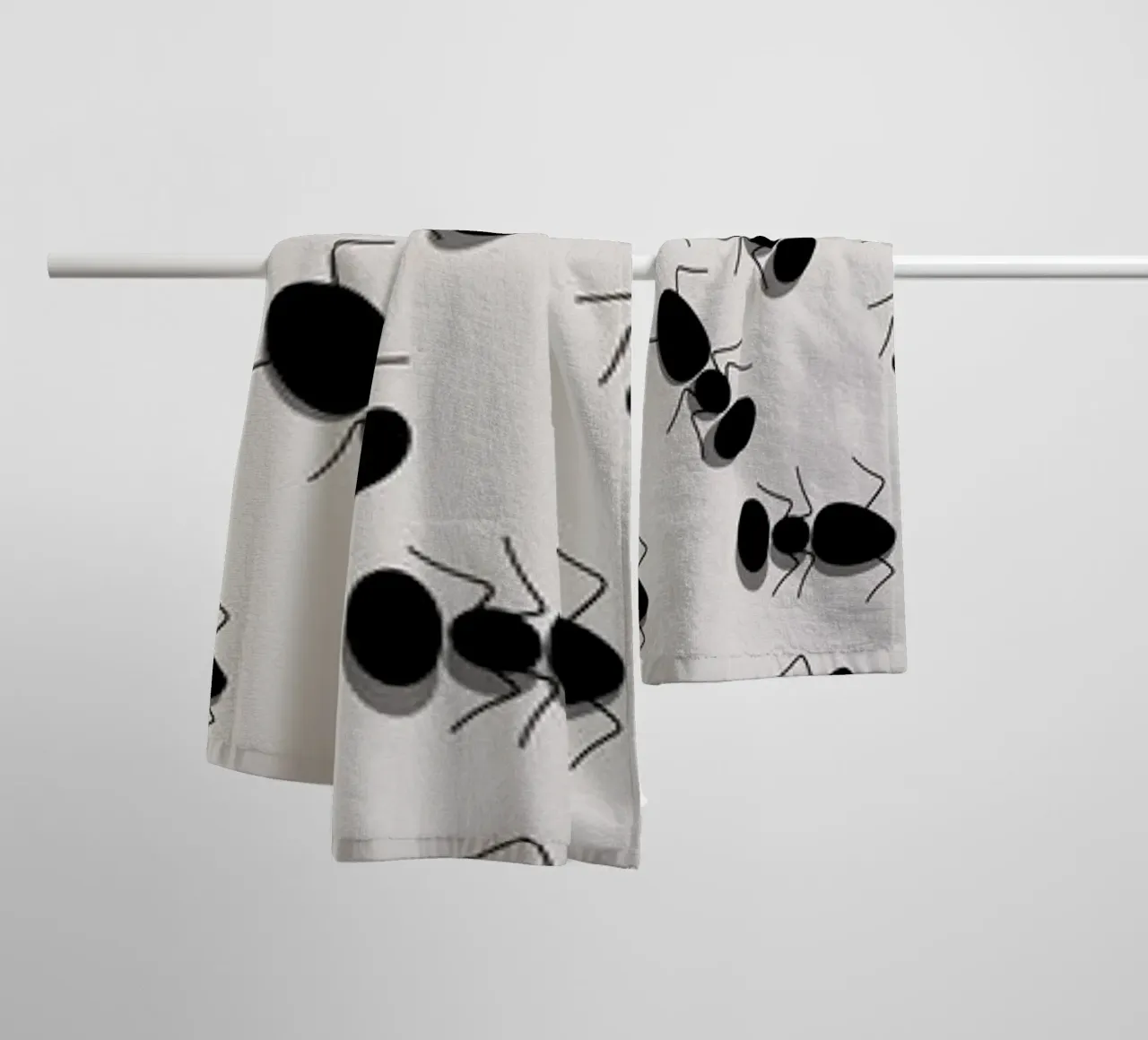 Formiche asciugamano da bagno da LaylaOzPatterns