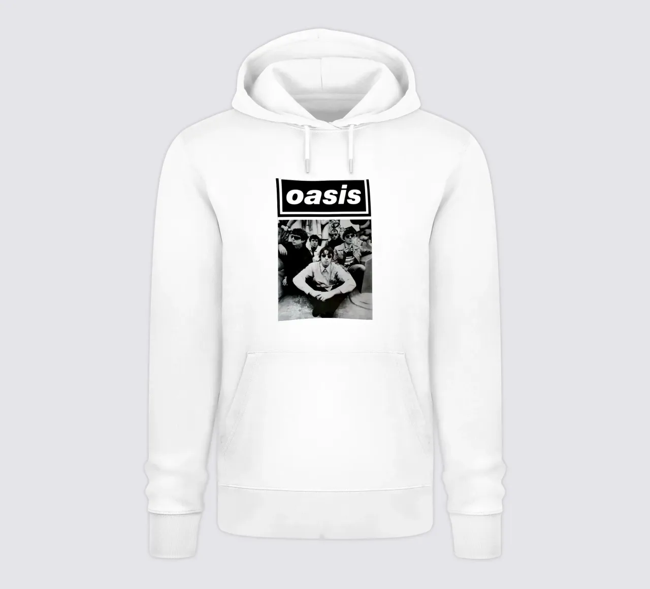 Oasi bianca e nera felpa con cappuccio da HUMMERSONIC