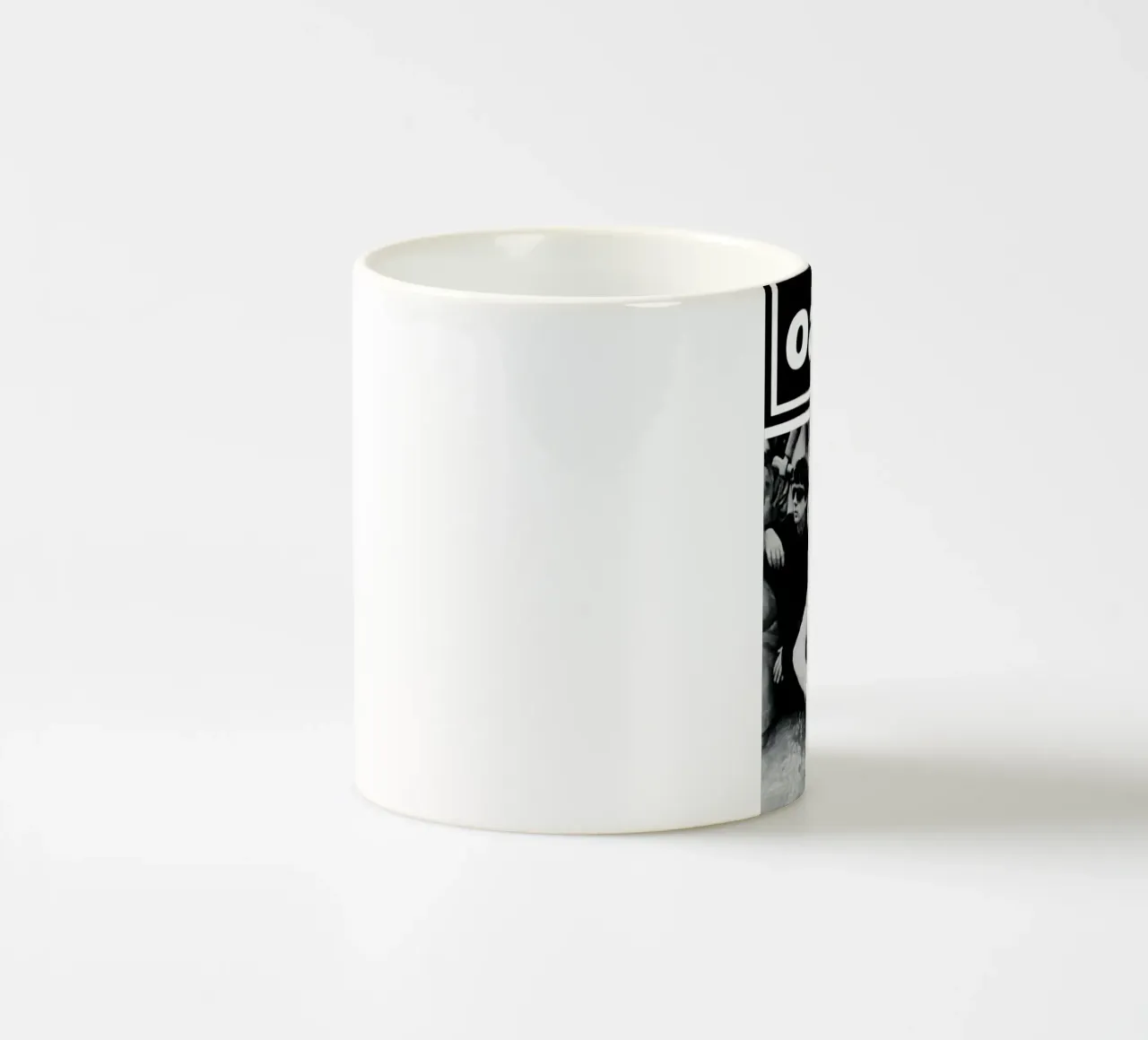 Oasi bianca e nera tazza in ceramica da HUMMERSONIC