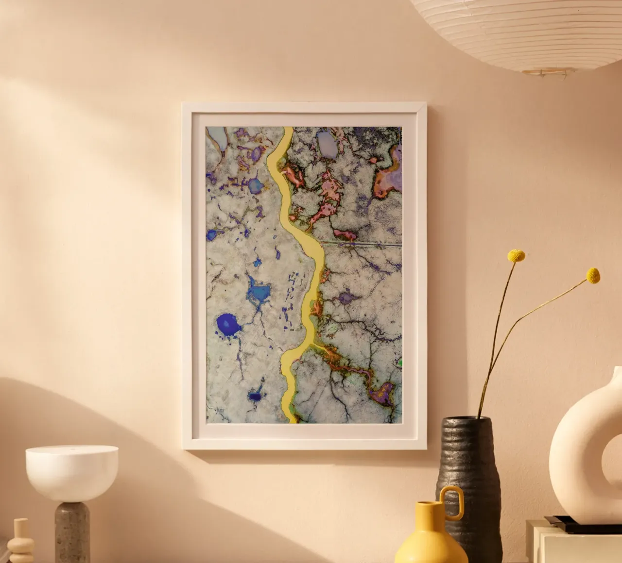 Sulphur poster con telaio in plastica da METROPOLIS