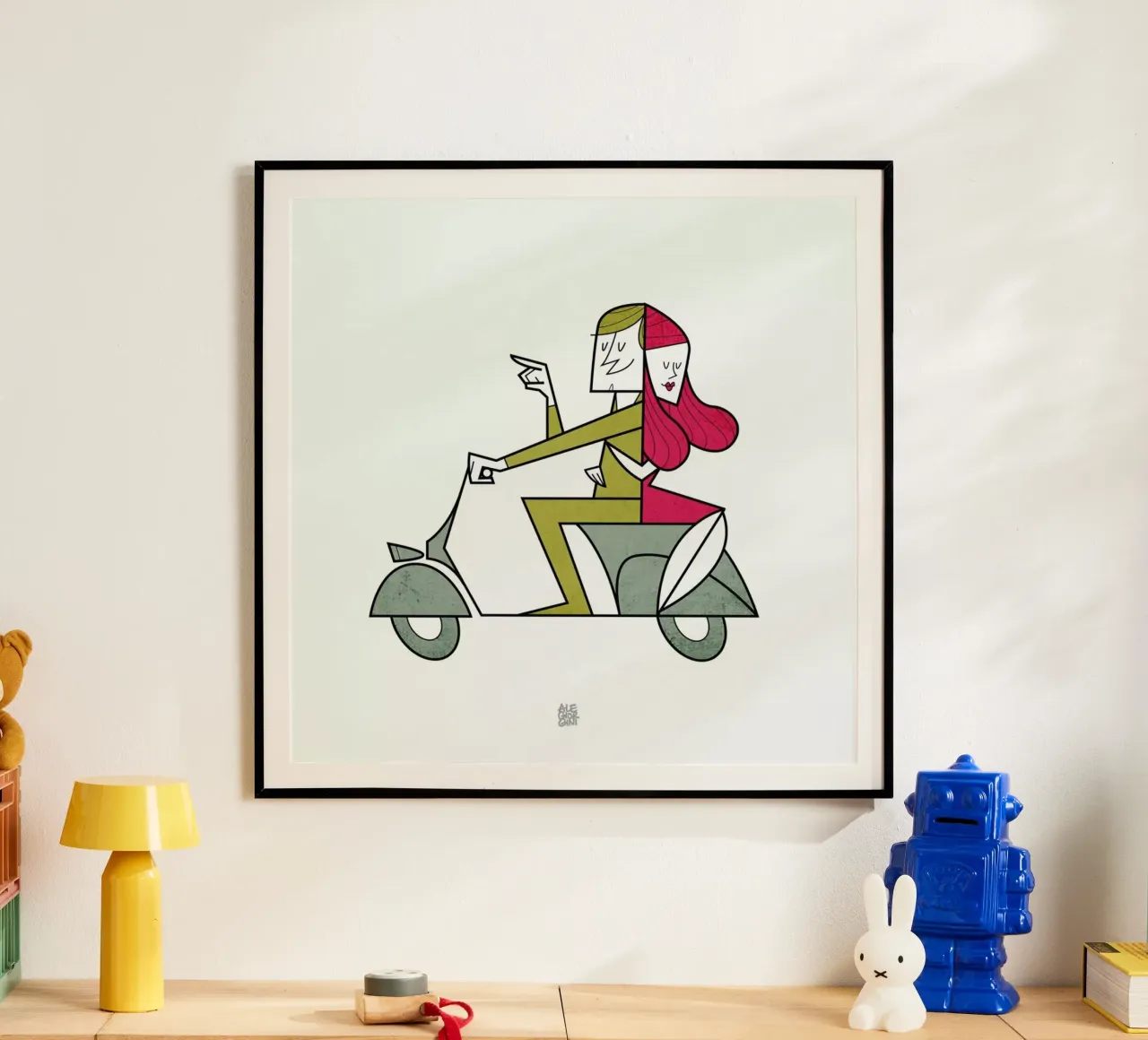 Lovers hug poster da Ale Giorgini
