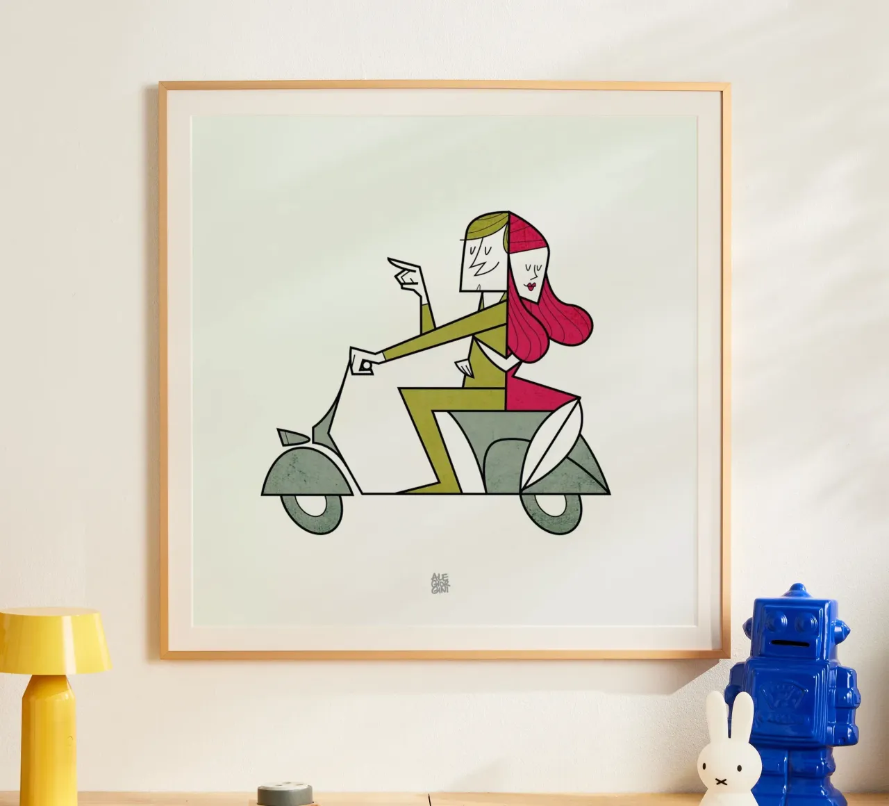 Lovers hug poster da Ale Giorgini