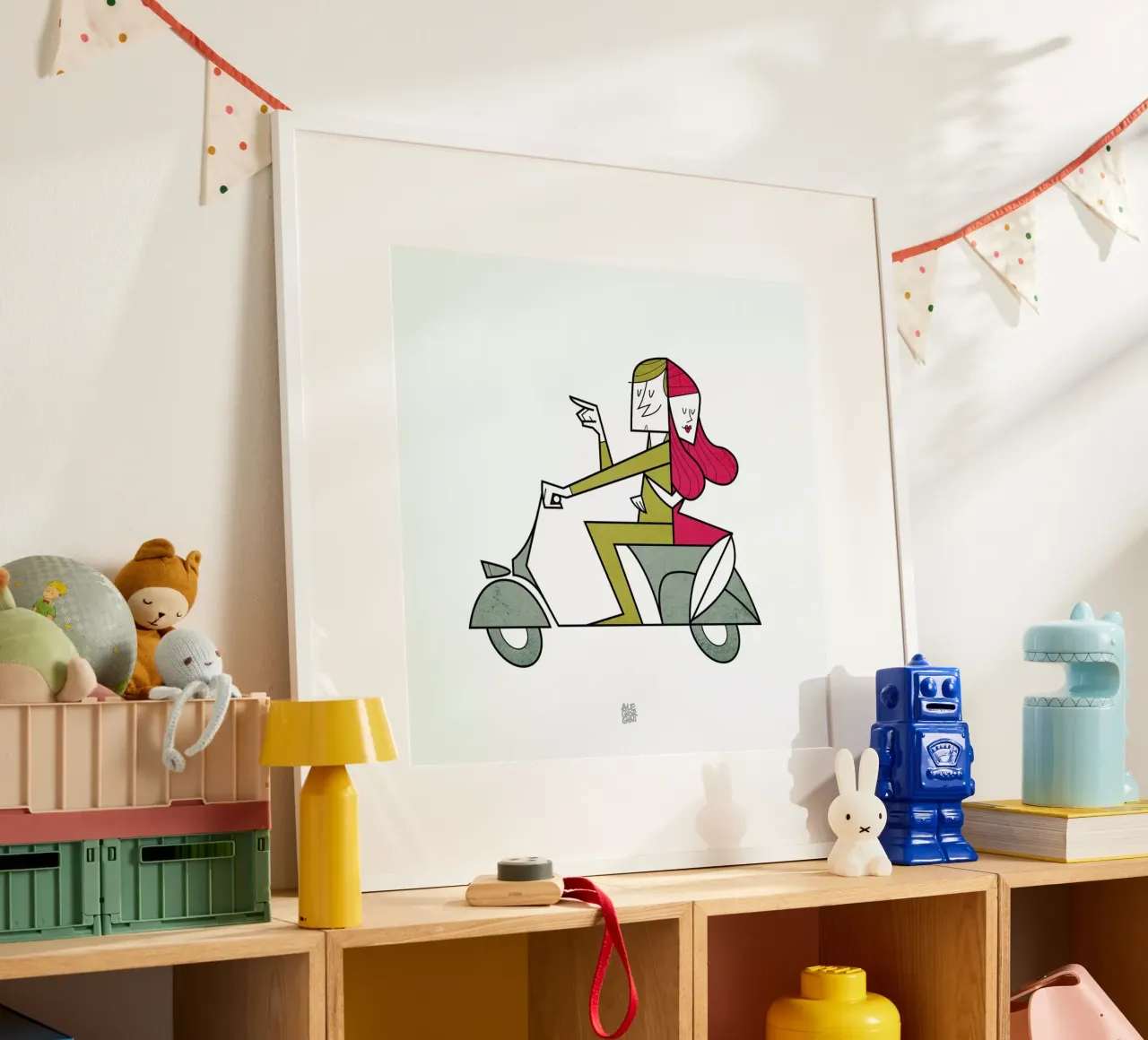 Lovers hug poster da Ale Giorgini