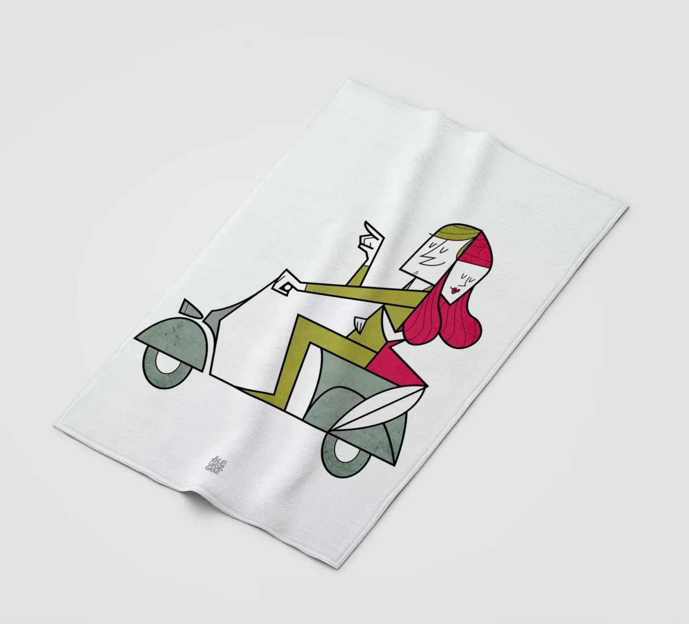 Lovers hug Fleecedecke von Ale Giorgini