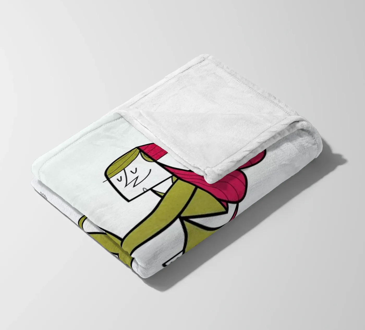 Lovers hug Fleecedecke von Ale Giorgini