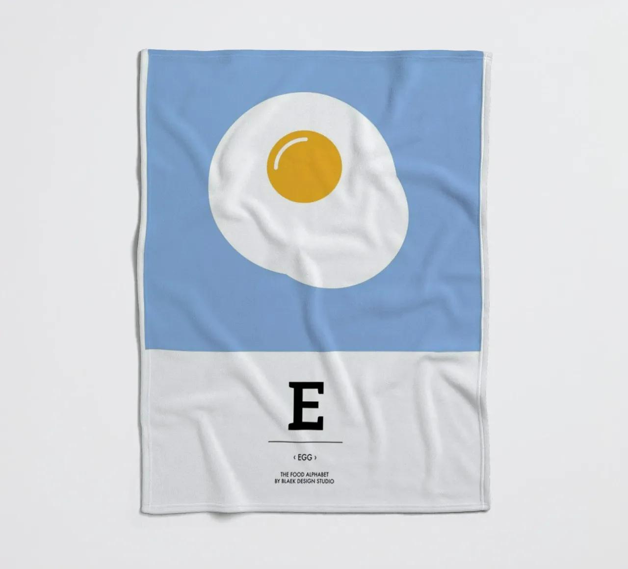 „The Food Alphabet“ - E like Egg coperta in pile da BLAEK Design Studio