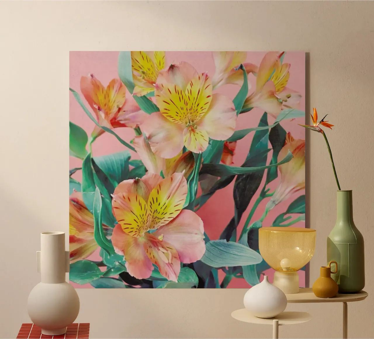 Spring Bouquet acrylic glass by Cassia Beck Photography