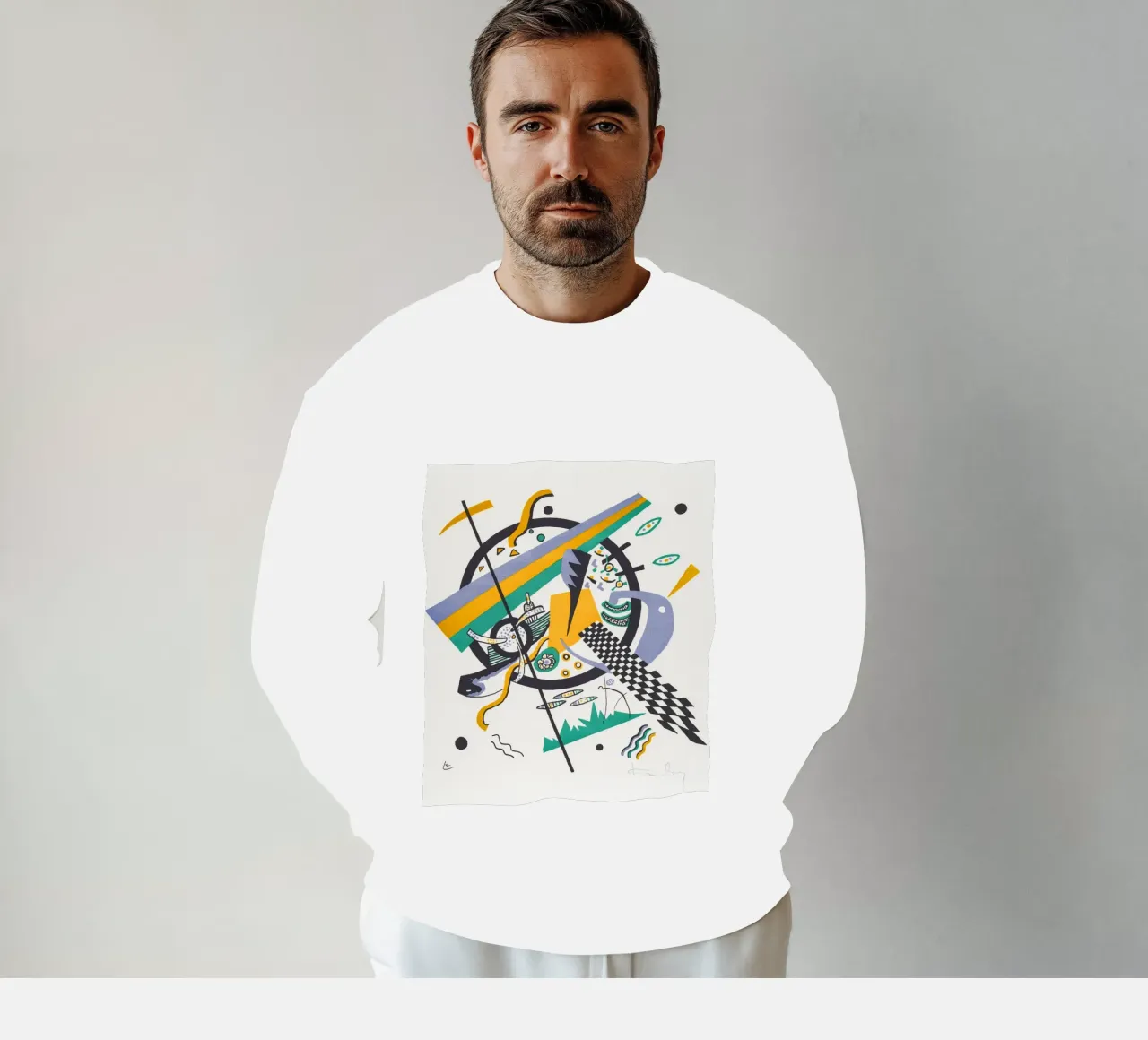 Kandinsky Art Print sweatshirt by Venus Art